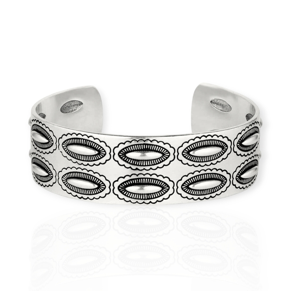 Montana Silversmiths Southwestern Echo Cuff Bracelet New! Retail $70 - Picture 1 of 9